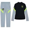 Image de Nike ATM Y NK Dry Strke Dril Top Cl T-Shirt à Manches Longues Enfant Black/Wolf Grey/(Volt) (No Sponsor-3rd) FR: XS (Taille Fabricant: XS)