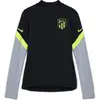 Image de Nike ATM Y NK Dry Strke Dril Top Cl T-Shirt à Manches Longues Enfant Black/Wolf Grey/(Volt) (No Sponsor-3rd) FR: M (Taille Fabricant: M)