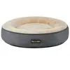 Image de Feandrea Panier pour Chien Rond, Lit Chat Donuts, ø 60 cm, Gris Foncé PGW060G02