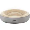 Image de Feandrea Panier pour Chien Rond, Lit Chat Donuts, ø 70 cm, Gris Clair PGW070G01