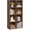 Image de VASAGLE Bibliothèque, Étagère, Meuble de Rangement avec 8 Compartiments, Étagère sur Pied, Bibliothèque Cubique, pour Salon, Bureau, Salle à Manger, Marron Rustique LBC024T01