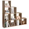 Image de VASAGLE CUSTOS Collection - Bibliothèque à 10 Compartiments, Étagère avec Casiers Ouverts, Meuble de Rangement, Salon, Chambre, Bureau, Marron Caramel LBC010B50V1