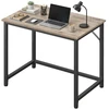 Image de Ochama x SONGMICS Bureau d'ordinateur avec cadre en métal grège et noir - 50 x 80 x 76 cm