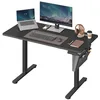 Image de SONGMICS Bureau Électrique Réglable en Hauteur, 120 x 60 cm, Table Assis-Debout, Fonction Mémoire 4 Hauteurs, pour Bureau, Télétravail, Noir d'encre LSD132B01