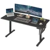 Image de SONGMICS Bureau Électrique Réglable en Hauteur, 160 x 70 cm, Table Assis-Debout, Fonction Mémoire 4 Hauteurs, pour Bureau, Télétravail, Noir d'encre LSD136B01