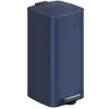 Image de SONGMICS Poubelle de Cuisine, Poubelle 30 L, Poubelle à Pédale en Acier, avec Seau Intérieur, Fermeture Douce et Maintien en Ouverture, Bleu Minuit LTB593Q02