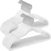 Image de SONGMICS Cintres en Velours, Lot de 50, Antiglisse, avec Encoches, Barre pour Pantalons, Crochet Pivotant à 360°, Gain de Place, Épaisseur 0,6 cm, Longueur de 43 cm, Blanc CRF029W05