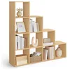 Image de VASAGLE Custos Collection - Bibliothèque à 10 Compartiments, Étagère avec Casiers Ouverts, Meuble de Rangement, Salon, Chambre, Bureau, Beige Chêne LBC010Y01V1