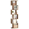 Image de VASAGLE Custos Collection - Bibliothèque, Étagère à 6 Niveaux, 24 x 40 x 191 cm, Meuble de Rangement, Cloison Séparateur, pour Salon, Chambre, Bureau, Marron Rustique LBC461K01