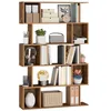 Image de VASAGLE Bibliothèque, Étagère sur 5 Niveaux, 24 x 90 x 159 cm, Meuble de Rangement, avec Compartiments Ouverts, pour Salon, Chambre, Bureau, Marron Rustique LBC416K01