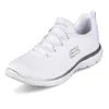 Image de Skechers Femme Summits Fast Attraction Espadrilles, White Mesh/Silver Trim, 41 EU