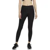 Image de Nike Femme W NK DF Fast Tght Tights, Black/Reflective Silv, S EU