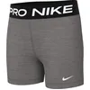 Image de Nike Fille NP DF 3in Short Upper Thigh Length Tight, Carbon Heather/White, 6-7 Ans EU
