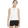 Image de Nike Fille G Nkct Df Vctry Tank Vest, White/Black, 12 ans EU