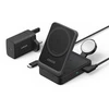 Image de Anker MagGo Chargeur sans fil 15 W Pliant 3-En-1 noir
