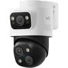 Image de eufy Security, Caméra Surveillance PoE,Caméra Bullet-PTZ PoE eufy S4, triple objectif 4K UHD, vision 122°, panorama 360°, extérieur avec câble, zoom hybride x 8, suivi IA, stroboscope, vision nocturne
