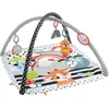Image de Fisher-Price Mon Tapis Sensoriel 3-en-1, Tapis d’éveil et de Jeu à Plat Ventre, Son et lumière, avec 5 Jouets Amovibles, dès la Naissance, HBP41