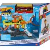 Image de Hot Wheels Coffret de Station de Lavage Speed Clean City - Set de Jeu de Véhicules avec Station de Nettoyage pour Enfants