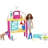Image de Barbie Coffret à la Ferme avec Poupée Brune (29 cm), Poulailler, Pâte à Modeler, Moule, Animaux et Plus, Jouet Enfant, Dès 4 Ans, HGY88