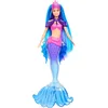 Image de Barbie Coffret Mermaid Power avec Poupée Sirène Malibu » Roberts, Animal, Nageoires Interchangeables et Accessoires, Jouet Enfant, Dès 3 Ans, HHG52