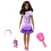 Image de Barbie Ma Première Brune Avec Poupée Caniche