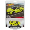 Image de Hot Wheels Corvette Z06, Voiture De Collection Premium Réplique Échelle 1/43 avec Pneus Real Riders, Carrosserie Et Châssis Metal, À Collectionner, Jusqu'À 20 Éléménts Inclus, Jouet Adulte, HMD48