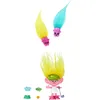 Image de Mattel Trolls 3, Figurine Viva Hair Pops à Fonction Avec Vêtements Amovibles, 2 Hair Pops Et Accessoires Surprises Inclus, Jouet Enfant, A Partir De 3 Ans, HNF11