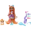 Image de Enchantimals Mini-Poupée Chevelure Gala Enchanté avec Figurine De Son Animal De Compagnie, avec Jupe Et Accessoires Amovibles, Jouet Enfant, Dès 3 Ans, HNV30