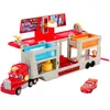 Image de Mattel Disney Pixar Cars Coffret Mack Atelier De Peinture Itinérant Changement De Couleurs, 1 Voiture Flash Mcqueen, 1 Mack Amovible Et Accessoires Inclus, Jouet Enfant, A Partir De 4 Ans, HPD82