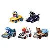 Image de Hot Wheels Ensemble De Cinq Voitures Métalliques Avec Des Personnages En Tant Que Pilotes Marvel