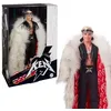 Image de Barbie Le Film Poupée Articulée Ken en Tenue Rocker Rebelle, avec Grand Manteau, Gilet À Franges Noir Et Bandana, Socle Inclus, À Collectionner, Jouet Enfant, A Partir De 3 Ans, HRF31