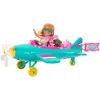 Image de Barbie Coffret Chelsea Peut Être... avec Poupée Pilote Chelsea et 1 Avion 2 Places, 7 Accessoires Dont 1 Chiot Inclus, Thème Voyage, À Collectionner, Jouet Enfant, A Partir De 3 Ans, HTK38