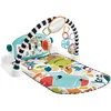 Image de Fisher-Price Tapis Piano Éveil Musical Et Lumineux Bleu, Transportable, 4 Modes De Jeu Éveil Progressif, Version Française, Jouet Enfant, Dès La Naissance, HWY56