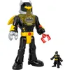Image de Fisher-Price Coffret Robot Imaginext® DC Super Friends Batman dans son Exosquelette, jouet de 30 cm de hauteur avec effets sonores et lumineux, noir, à partir de 3 ans, HYG31