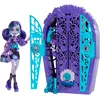 Image de Monster High Coffret Monstrueux Secrets Énigmes du jardin avec poupée Twyla, dressing et plus de 19 surprises pour l’heure du goûter, dont des vêtements pour poupée, HYT74