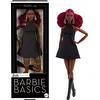 Image de Barbie Barbie Essentiels Poupée de Collection modèle 03 avec Cheveux Roux bouclés, Petite Robe Noire et Bottes, poupée articulée morphologie Longue Silhouette, tête de poupée Interchangeable, JBH75