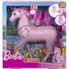 Image de MATTEL Barbie Coffret Son et Lumière Licorne, figurine et accessoire pour enfant, une licorne magique