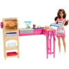 Image de Barbie Coffret Cuisine de Teresa Barbie & Teresa Recipe for Friendship avec poupée Teresa et plus de 20 accessoires, dont des biscuits qui changent de couleur