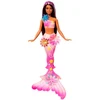 Image de Mattel Poupée Brune Fleurs De Sirène Barbie