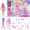 Image de Barbie Calendrier de l’Avent avec poupée et accessoires fantastiques