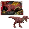 Image de Mattel Jurassic World : Renaissance , Aucasaurus Rugissement féroce, dinosaure avec mouvement de mâchoire activé en bougeant la queue, attaque multidirectionnelle et son, jeu virtuel, JGB88