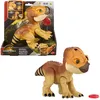 Image de Mattel Jurassic World Figurine Aquilops à apprivoiser, dinosaure interactif Dolores avec actions et sons d’attaque, figurine électronique façon animal de compagnie avec accessoire de nourriture,JGC01