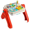 Image de Fisher-Price Laugh & Learn JGW89 Table d'activités 4 en 1 et chevalet Artistique avec Musique éducative pour garçons et Filles à partir de 6 Mois