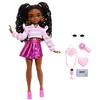 Image de Barbie Dream Besties 'Brooklyn' Poupée brune articulée et accessoires sur le thème de la danse, JKP51