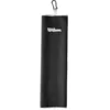Image de WILSON Staff Unisexe Serviette de Golf, Pliage Triple, TRI Fold, Microfibre, Noir, Taille Unique, WGA9000102