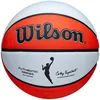 Image de WILSON WNBA Authentic Series, Ballon de Basket, Construction Durable, Traction Exceptionnelle et Précision Accrue, Matériaux Durables, pour Un Style Intemporel, Couleur: Orange, Taille: 5