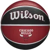 Image de WILSON Ballon de Basket, NBA Team Tribute, Chicago Bulls, Extérieur, Caoutchouc, Taille : 7