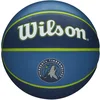 Image de Wilson Ballon de Basket, NBA TEAM TRIBUTE, MINNESOTA TIMBERWOLVES, Extérieur, caoutchouc, taille : 7