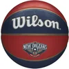 Image de WILSON Ballon de Basket, NBA Team Tribute, New Orleans Pelicans, Extérieur, Caoutchouc, Taille : 7 WTB1300IDNO
