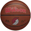 Image de WILSON Ballon de Basket TEAM ALLIANCE, PORTLAND TRAIL BLAZERS, intérieur/extérieur, cuir mixte taille : 7